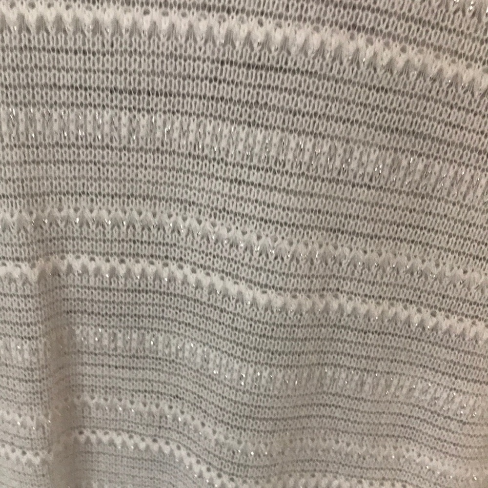 Elegant White Knit Sweater